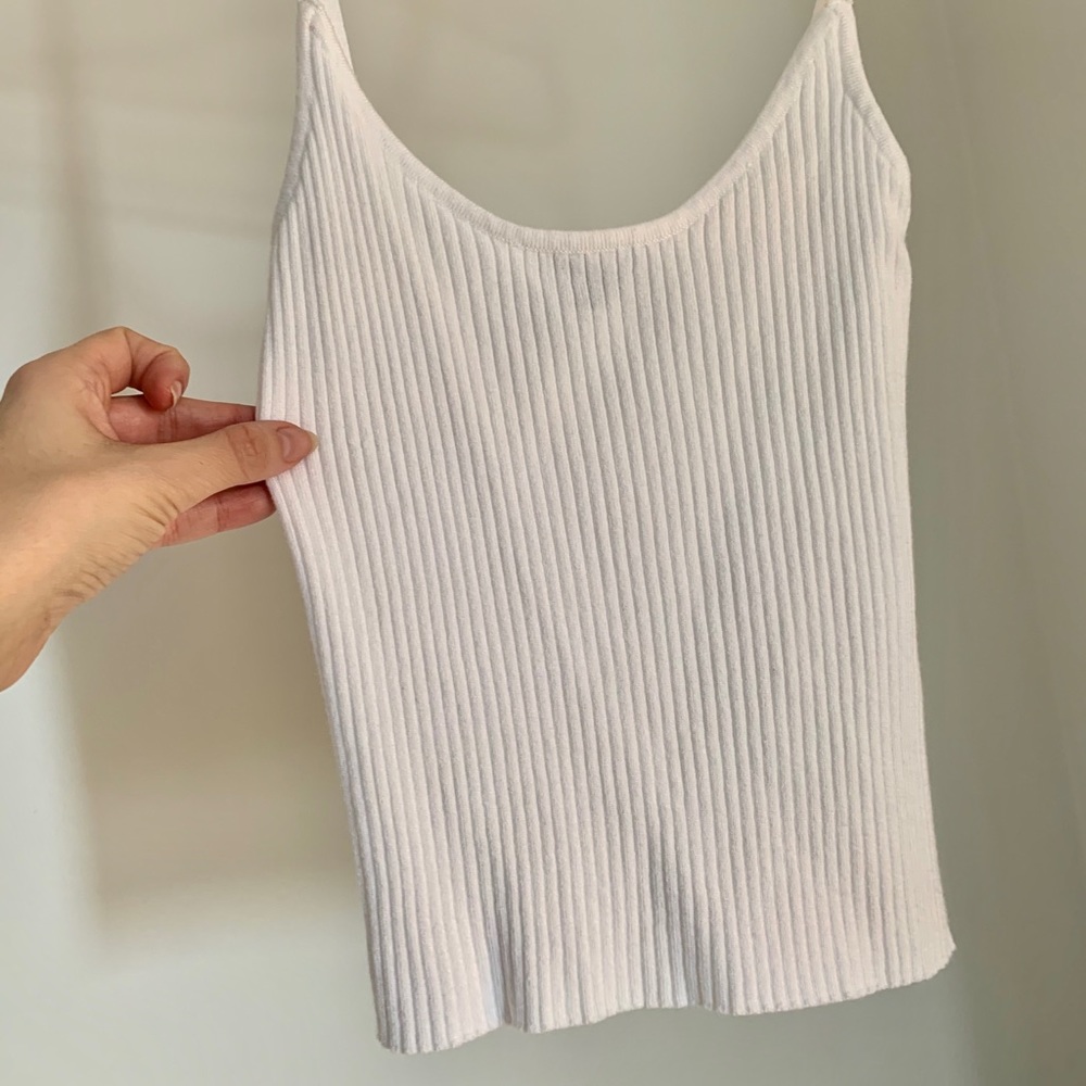 White Crop top